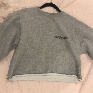 NEVER WORN John Galt Cropped Sweatshirt